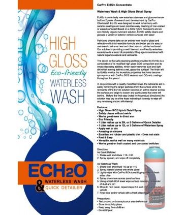 CarPro ECH2O Waterlesss Wash&Quick Detailer - Solutie spalare fara apa si Quick Detailer