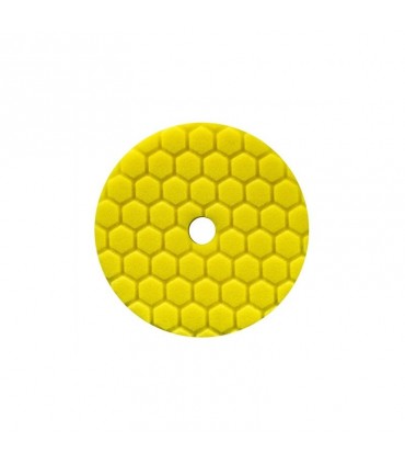 Chemical Guys Hex Logic Quantum Heavy Cutting Pad yellow 5.5"- burete putere mare de taiere