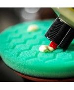 Chemical Guys Hex Logic Quantum Medium Heavy Cutting Pad Green 5.5 Inch - burete cu putere medie spre ridicata de taiere 