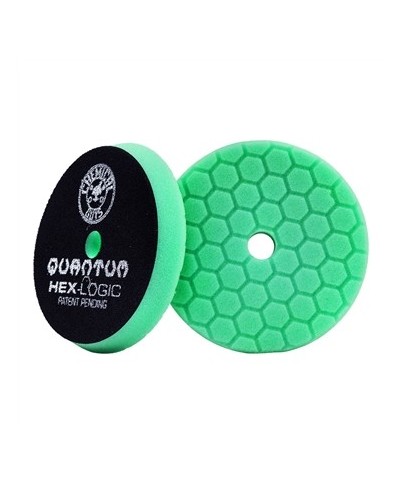 Chemical Guys Hex Logic Quantum Medium Heavy Cutting Pad Green 5.5 Inch - burete cu putere medie spre ridicata de taiere 
