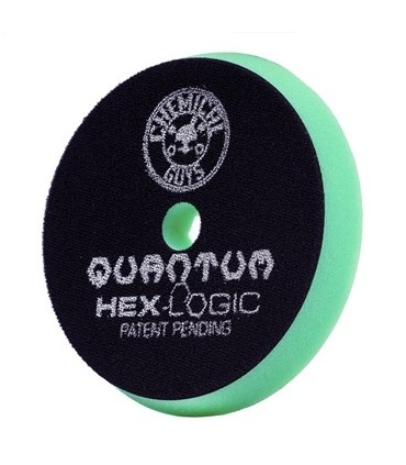 Chemical Guys Hex Logic Quantum Medium Heavy Cutting Pad Green 5.5 Inch - burete cu putere medie spre ridicata de taiere 