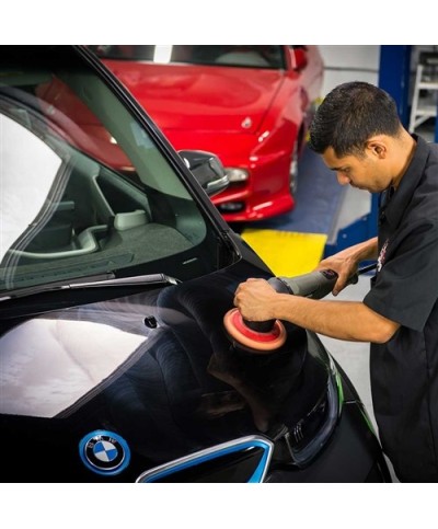 Chemical Guys Hex-Logic Quantum Medium-Heavy Cutting Pad, Orange (5.5 Inch) - burete polish putere medie spre mare