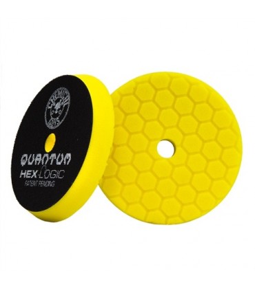 Chemical Guys Hex Logic Quantum Heavy Cutting Pad yellow 5.5"- burete putere mare de taiere