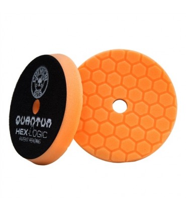 Chemical Guys Hex-Logic Quantum Medium-Heavy Cutting Pad, Orange (6.5 Inch) - burete polish putere medie spre mare