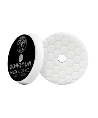 Chemical Guys Hex-Logic Quantum Light-Medium Polishing Pad, White (6.5 Inch) - burete polish putere taiere usoara spre medie 