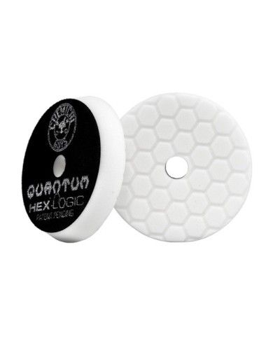 Chemical Guys Hex-Logic Quantum Light-Medium Polishing Pad, White (6.5 Inch) - burete polish putere taiere usoara spre medie 