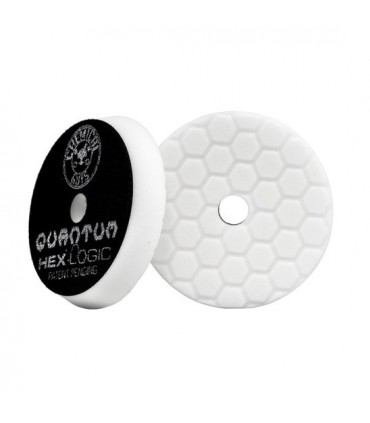 Chemical Guys Hex-Logic Quantum Light-Medium Polishing Pad, White (6.5 Inch) - burete polish putere taiere usoara spre medie 