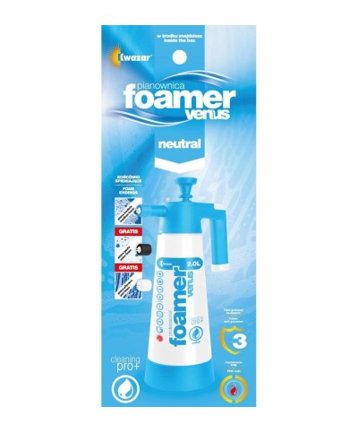Kwazar Foamer Venus 2L - diverse modele - Neutral - Acid - Alka - Pulverizator cu pompa rezistent la chimicale Kwazar - 1