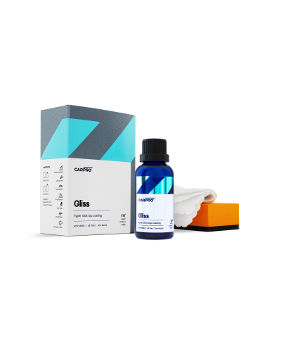 CarPro Gliss  Hyper Slick Top Coating Kit 30ml - Strat Protectie Super Fin CarPro - 1