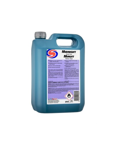 Autosmart Midnight  5L - Colorant gri/negru pentru mocheta, presuri si anvelope Autosmart - 1