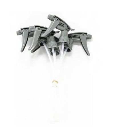 Pachet 5x Pulverizatoare Chemical Resistant Tolco 9.5" (tub 23cm) Gray Chemical Resist Trigger ingrijireauto.ro - 1