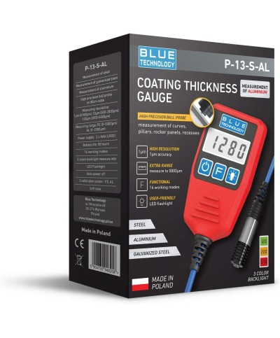 Blue Technology PDG P13-S-AL Professional - aparat masurare vopsea - Cable Ball Probe Blue Technology - 2