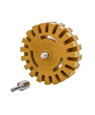 Shine Mate Disc 4" cauciuc cu striatii indepartare autocolant / adezivi Shine Mate - 1