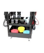 Carucior mobil PRO pentru detailing - 3 rafturi - Detailing trolley Poka Premium Equipment - 3