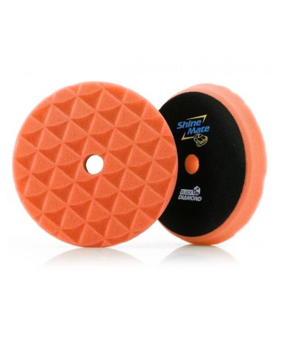 Shine Mate 6 Inch Foam Pad Orange Diamond Taiere medie - Pad spuma 150-180mm Shine Mate - 1