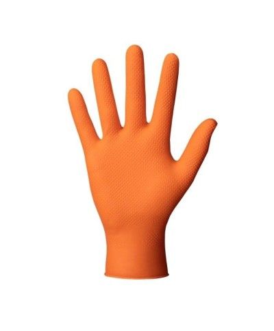 Manusi nitril portocalii Strong - 1 cutie - 50buc - marime M ingrijireauto.ro - 2