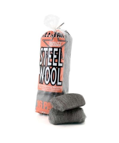 Set 16 buc Steel wool pad - Lana de otel - wire wool 000 ingrijireauto.ro - 1