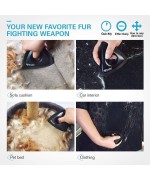 Analan Mini Pet Hair Detailer PACK 2.0 - Pachet perie animale si rezerva  - 3