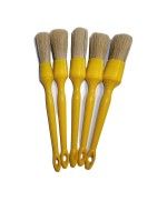 Set 5 bucati Yellow Detailing Brushes - diverse dimensiuni - Pensula pentru detailing ingrijireauto.ro - 1