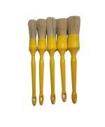 Set 5 bucati Yellow Detailing Brushes - diverse dimensiuni - Pensula pentru detailing ingrijireauto.ro - 2