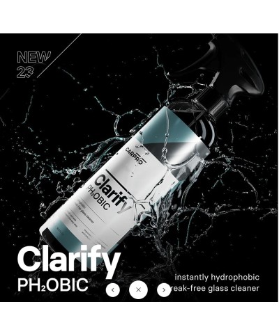 CarPro Clarify PH2OBIC Hydrophobic Glass Cleaner - Curatator hidrofob sticla CarPro - 3