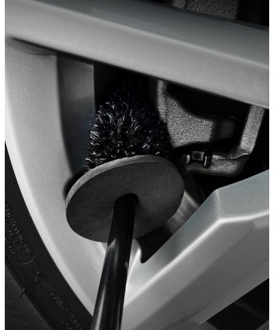 CarPro FlatSpot Kit Wheel Brush Set 2 - Set 2 perii si doua rezerve microfibra pentru jante CarPro - 1