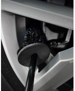 CarPro FlatSpot Kit Wheel Brush Set 2 - Set 2 perii si doua rezerve microfibra pentru jante CarPro - 1