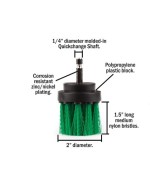 Perie 4cm duritate ridicata, pentru masina de insurubat ingrijireauto.ro - 3