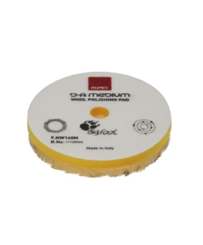 Rupes Medium Wool Polishing Pad - burete lana galben fin 160mm Rupes - 1