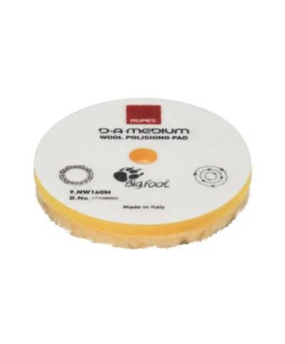 Rupes DA Coarse Wool Polishing Pad - Burete lana galben dur 160mm Rupes - 1