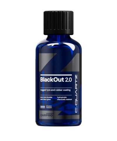 CarPro BlackOut 2.0 - Protectie ceramica cauciuc CarPro - 1