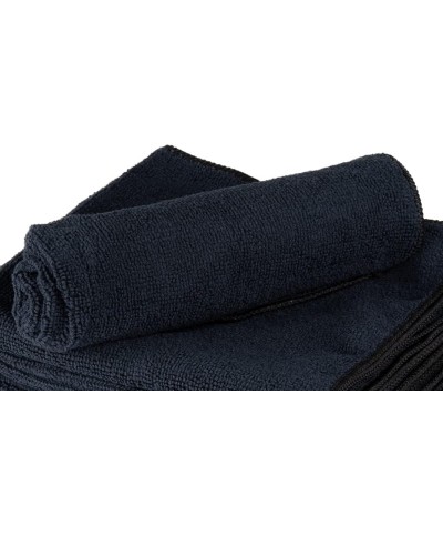 Black All In-Out Microfiber 330GSM 40x40cm- Microfibra neagra exterior, interior, ceramica