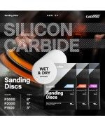 CarPro SiC P1500 Sanding Discs 80mm - 10 bucati - Smirghel umed/uscat ingrijireauto.ro - 1