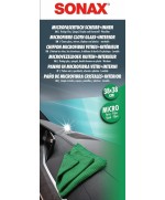 Sonax Microfiber Cloth Glass + Interior - microfibra geamuri sticla si interioare Sonax - 3