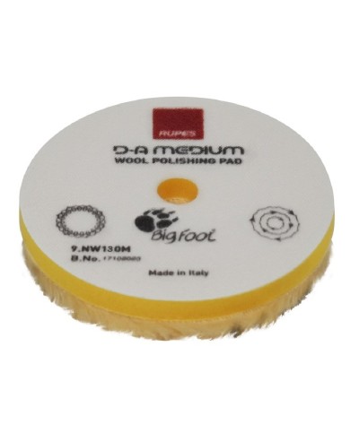 Rupes Medium Wool Polishing Pad - burete lana galben fin 130mm Rupes - 1