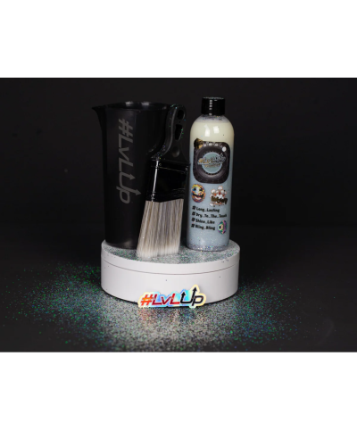 LvLUp TireShine 250ml Sclipici Special Edition MULTICOLOR - dressing anvelope extrarezistent cu sclipici LvLUp - 3