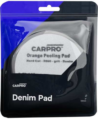 CarPro 5.3" Denim Orange Peel Removal Pad Denim 2000, 135mm – pad indepartare coaja portocala, zgarieturi