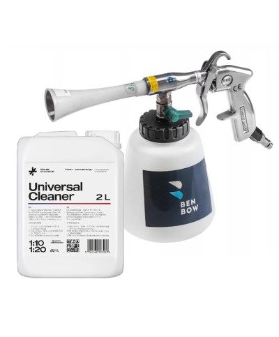 Set Pistol curatare + Curatator, BenBow Classic 004 - palnie metal-  z-010 like + Curatator Universal 2L ingrijireauto.ro - 1
