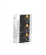 Suport pentru 3 cutii manusi de protectie White Poka Premium Equipment - 3